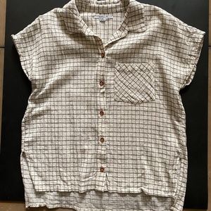O'Neill Neena Short Sleeve Button-Down Size M